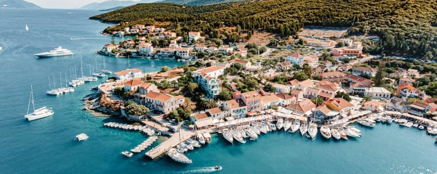 Färjedestination: Fiskardo (Kefalonia)