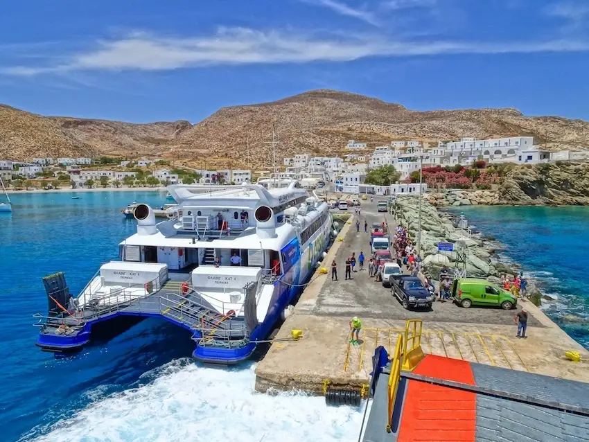 Färjedestination: Folegandros