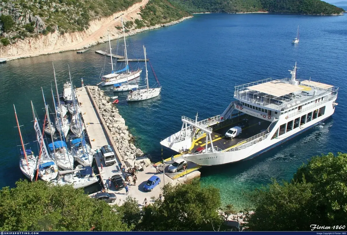 Färjedestination: Frikes (Ithaka)