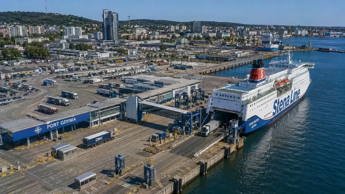 Färjeresa och hamninformation för Gdynia–Karlskrona