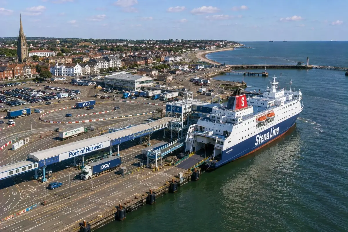 Färjeresa och hamninformation för Harwich–Hoek van Holland