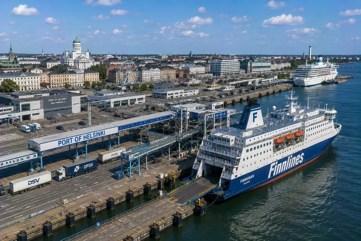 Färjeresa och hamninformation för Helsingfors–Tallinn