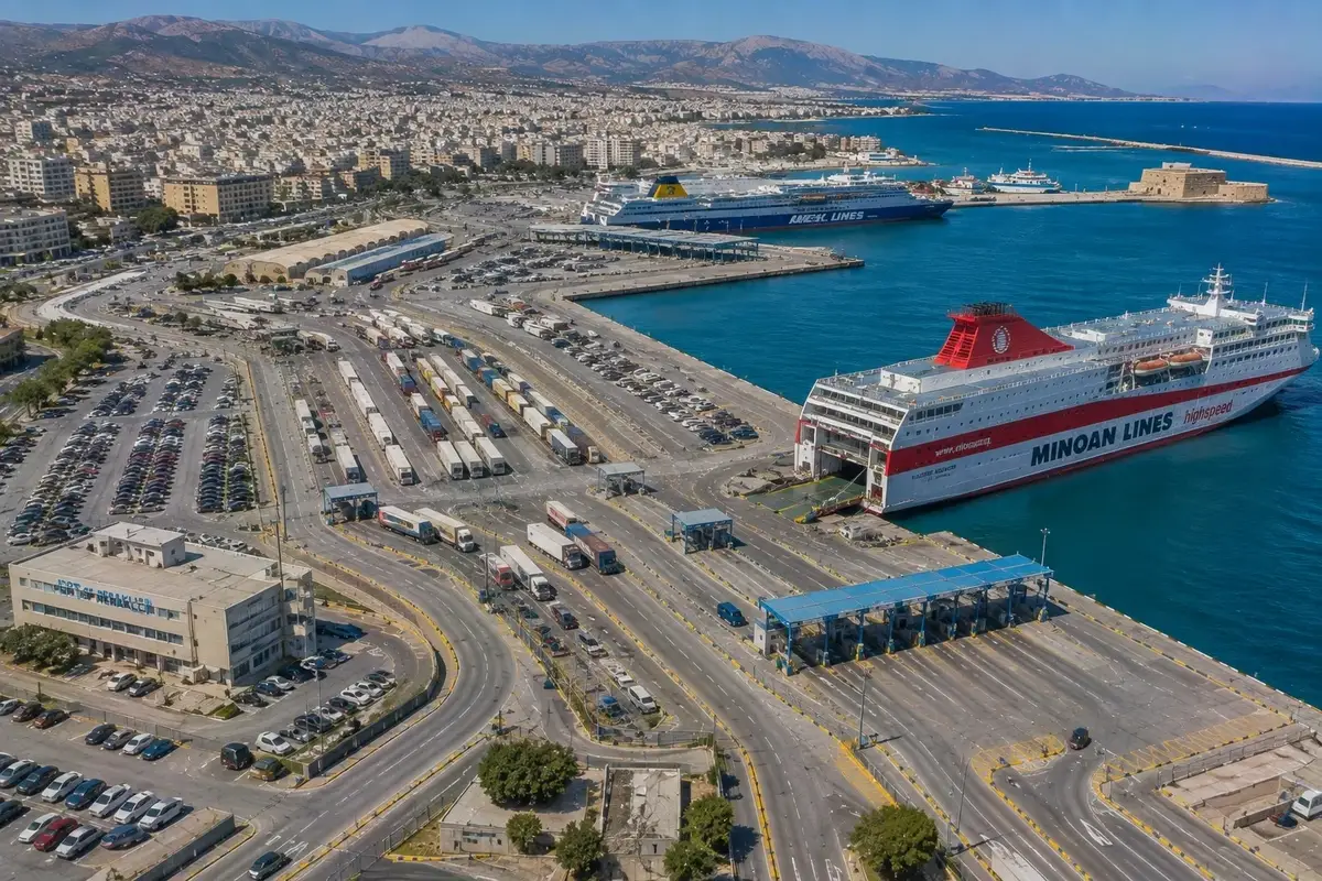 Färjeresa och hamninformation för Milos–Heraklion
