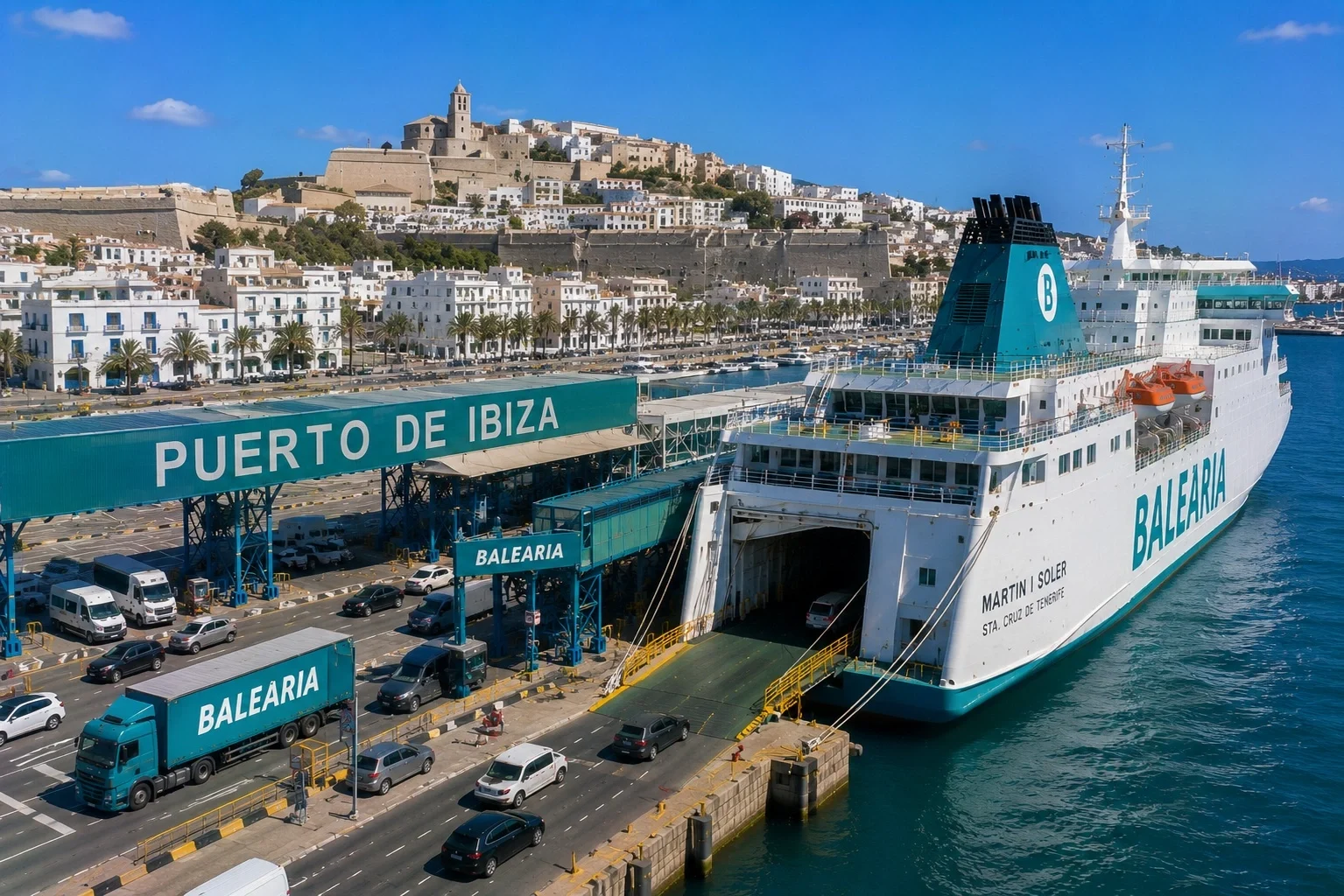 Färjeresa och hamninformation för Valencia–Ibiza