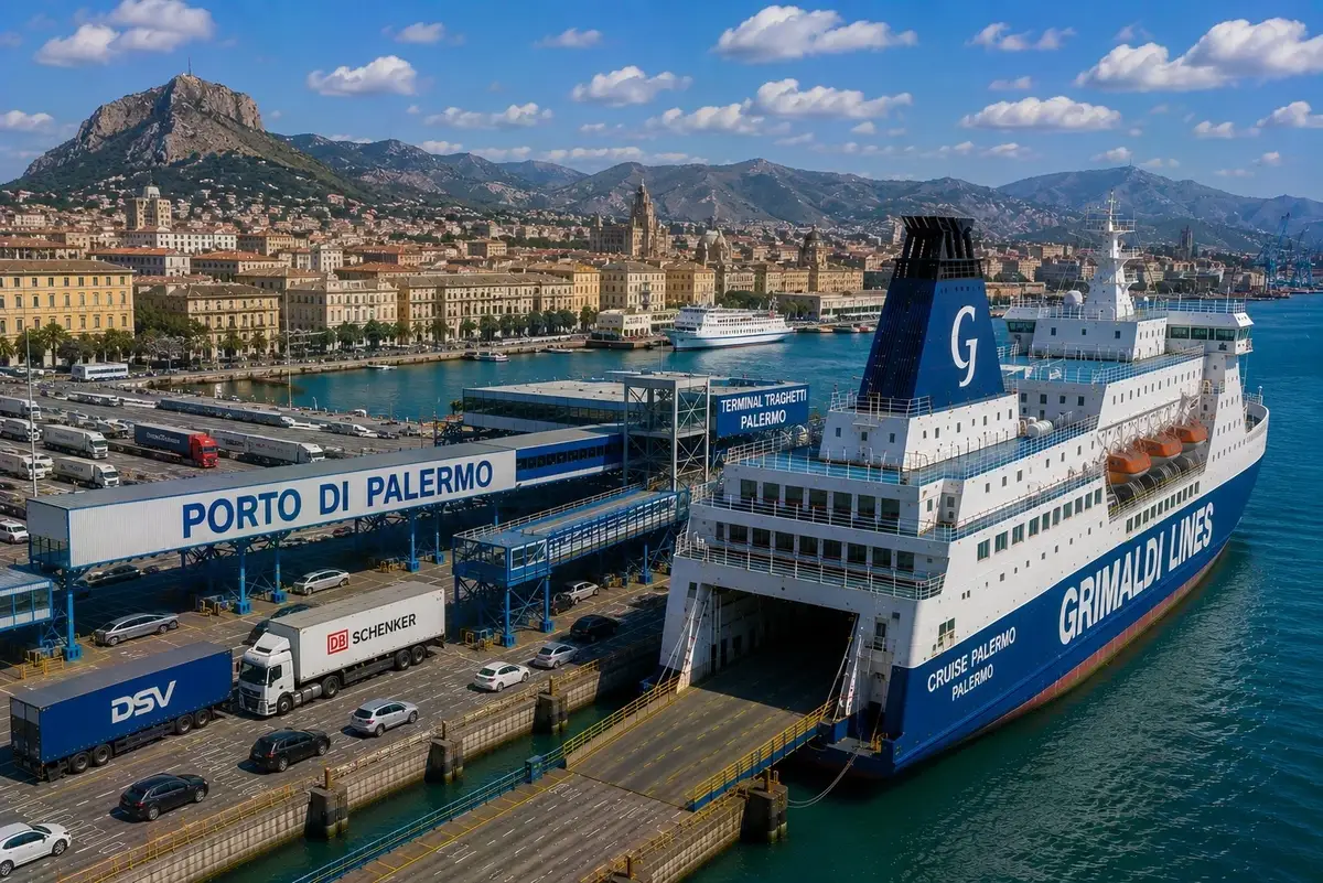 Färjeresa och hamninformation för Palermo–Cagliari