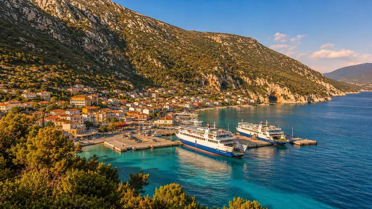 Färjedestination: Sami Kefalonia