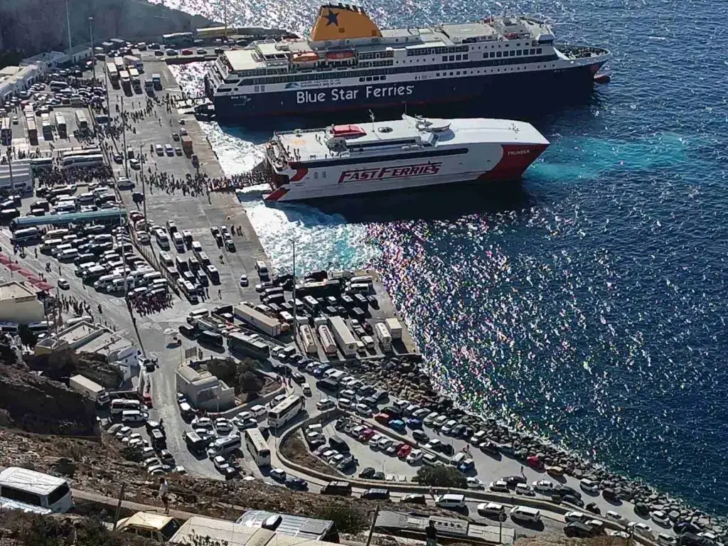 Färjedestination: Santorini