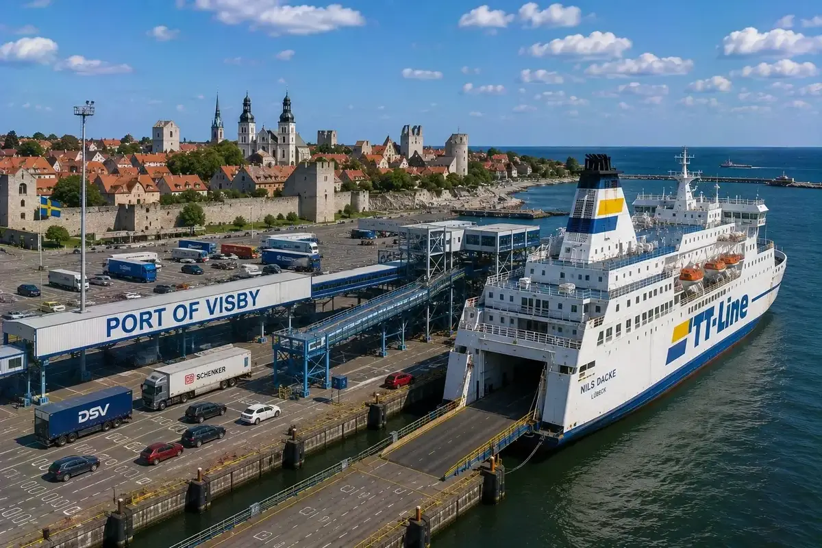 Färjeresa och hamninformation för Oskarshamn–Visby