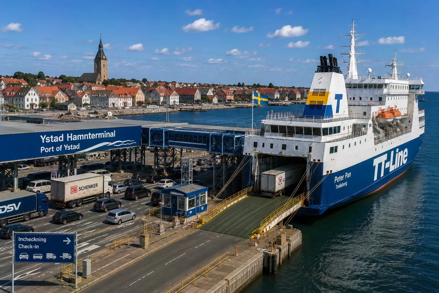 Färjeresa och hamninformation för Świnoujście–Ystad