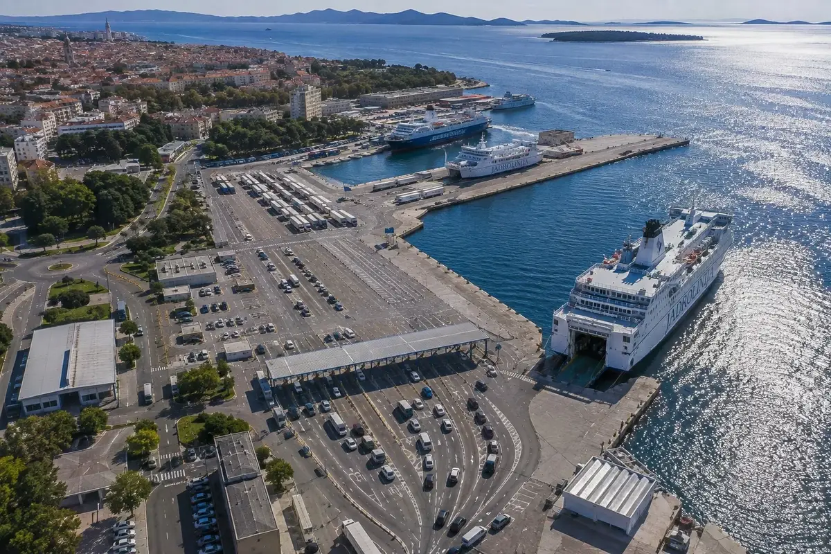 Färjeresa och hamninformation för Ancona–Zadar