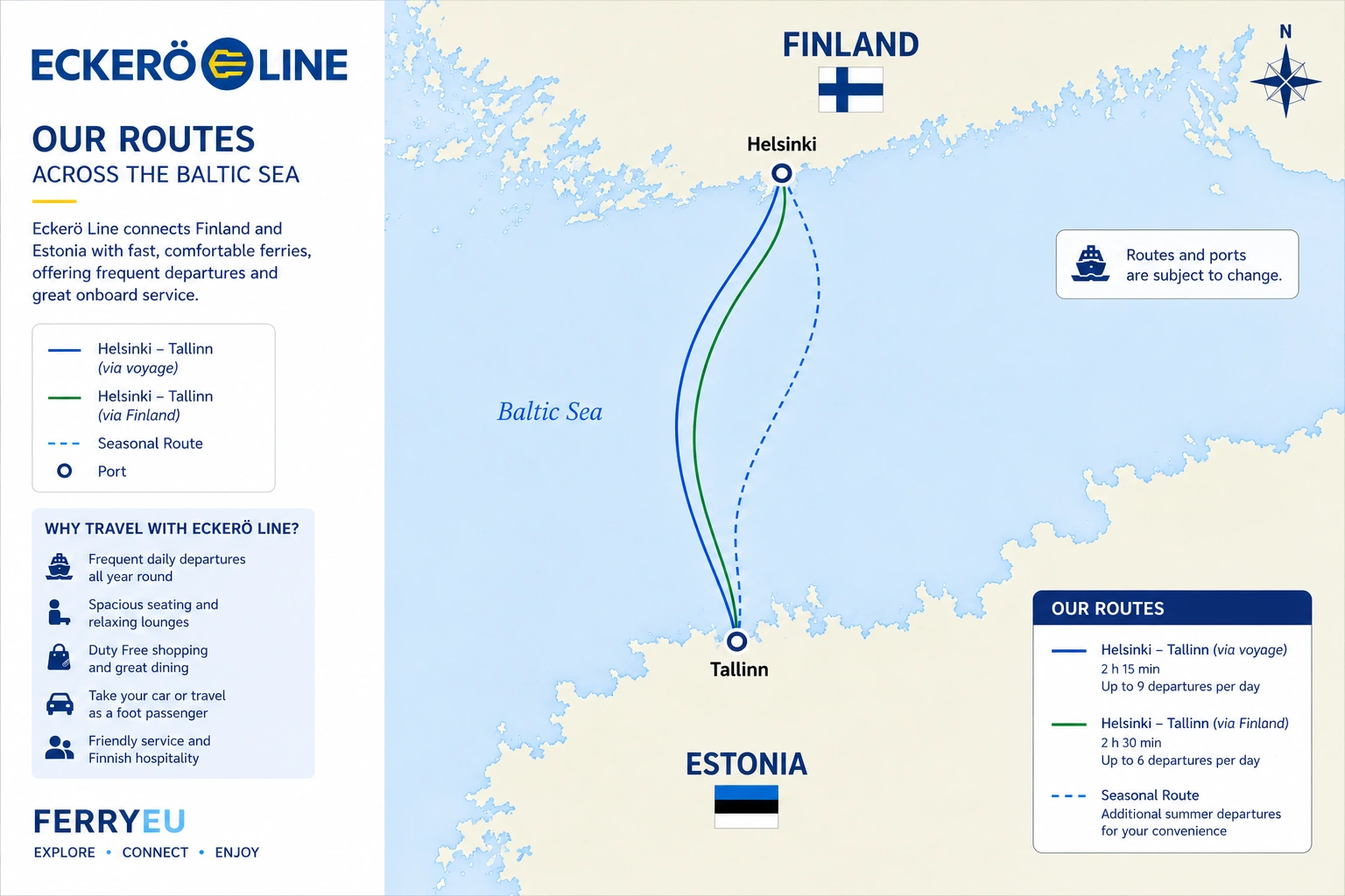 Eckerö Line – färjerederi och reseguide