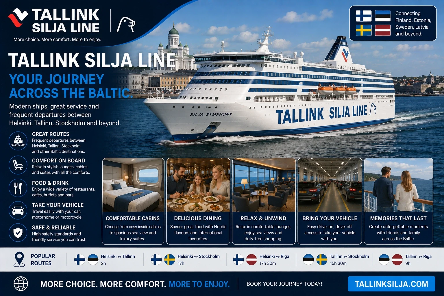 Tallink Silja Line – färjerederi och reseguide